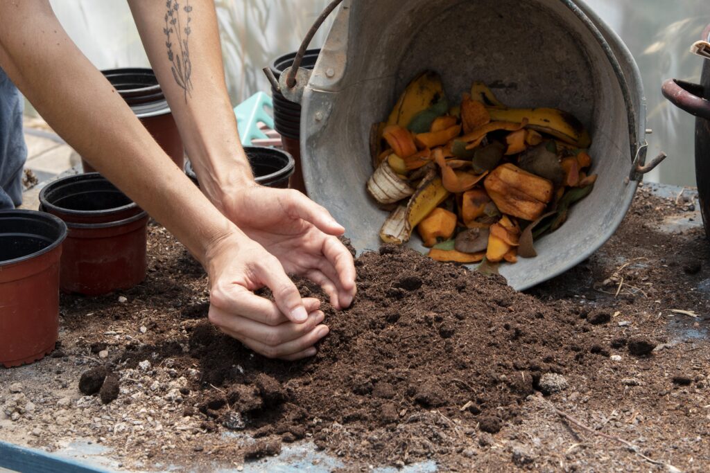 como usar los restos para compost